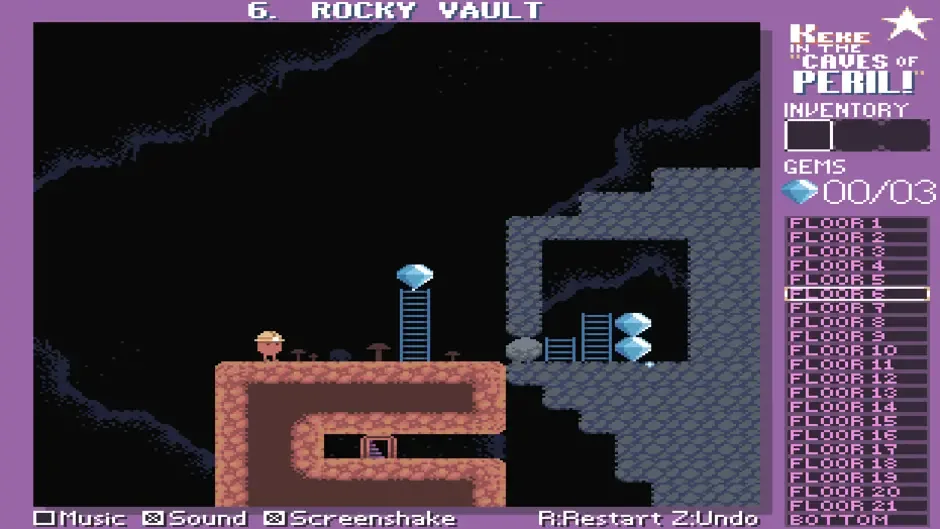 Keke in the Caves of Peril screenshot