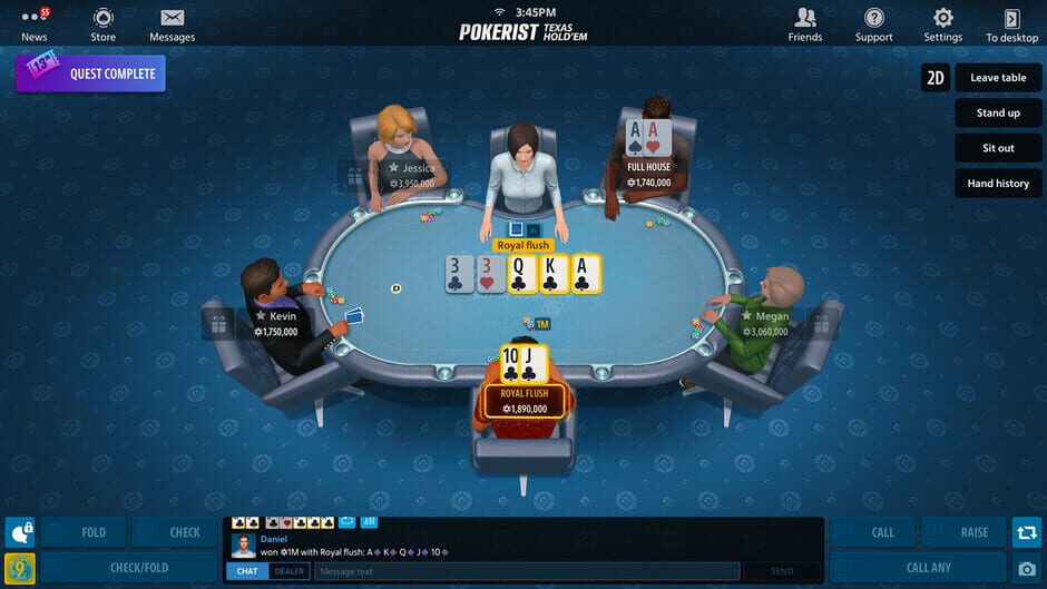 Screenshot Texas Hold'em Poker: Pokerist