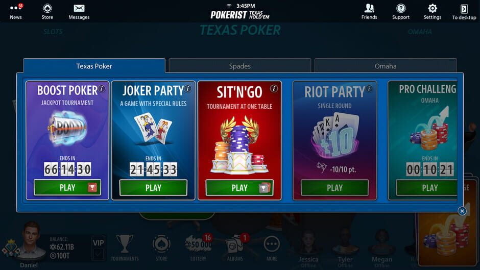 Screenshot Texas Hold'em Poker: Pokerist