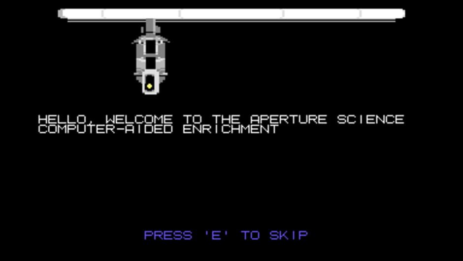สกรีนช็อตจาก Portal for the C64 (รูปที่ 2)