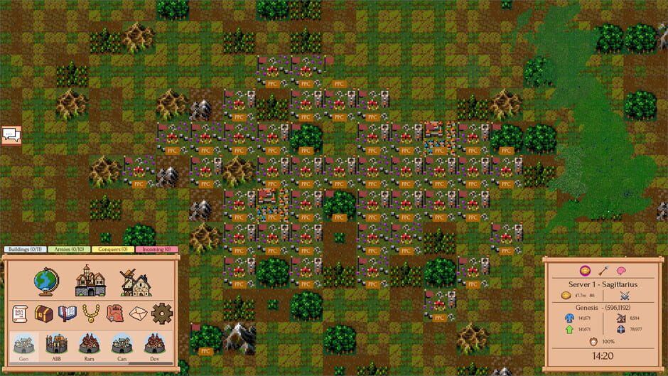 Taking London Screenshot