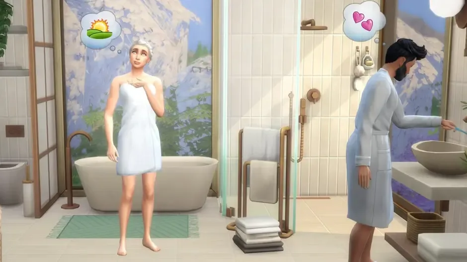 The Sims: 4 Sleek Bathroom Kit