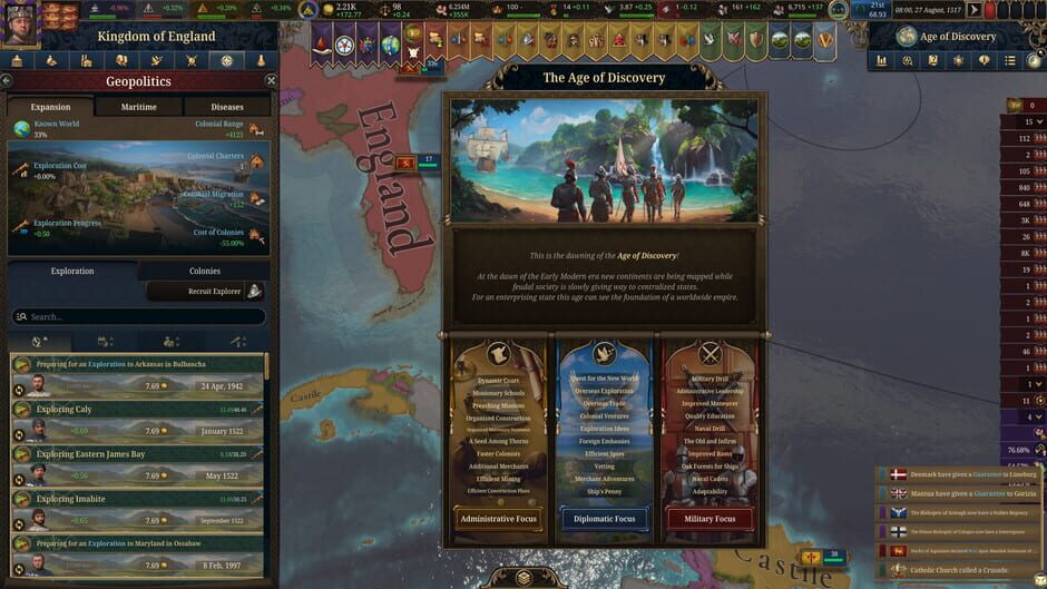 Screenshot Europa Universalis V