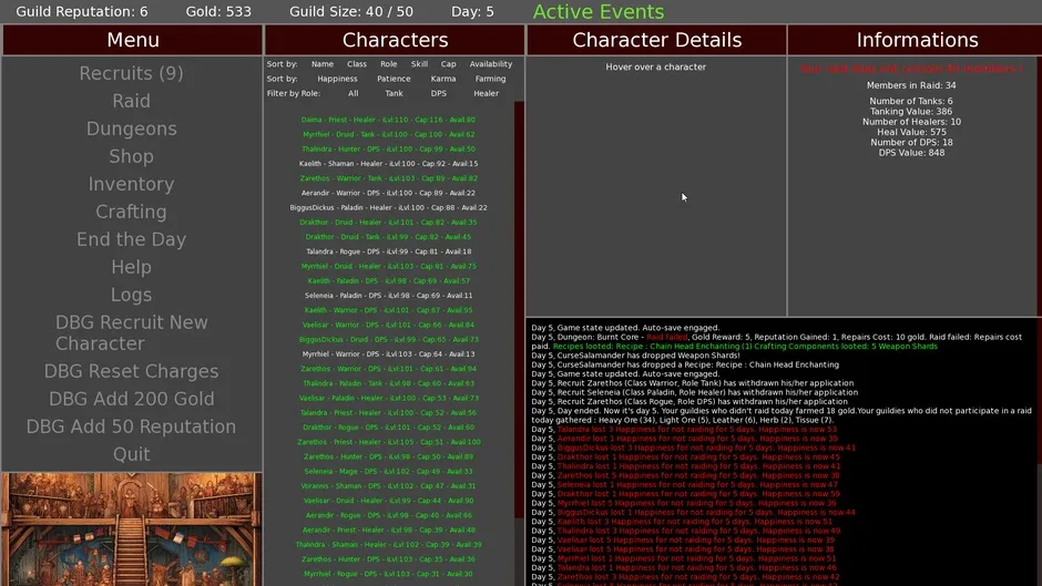 Heroes' Call: A Casual Mmo Guild Sim