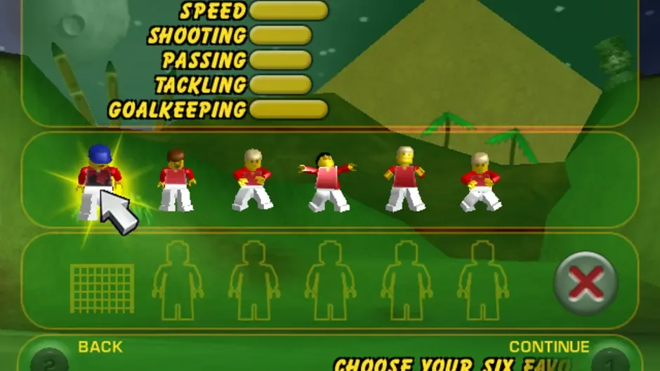 Skärmbild 2 från LEGO Soccer Mania