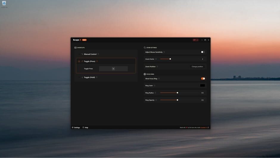 Scope X Screenshot