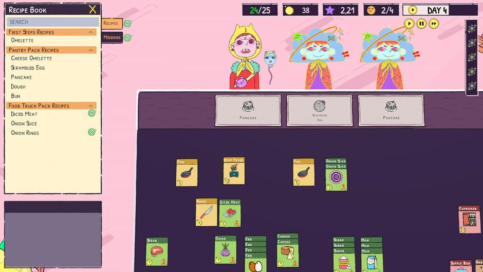 Sizzle & Stack Screenshot