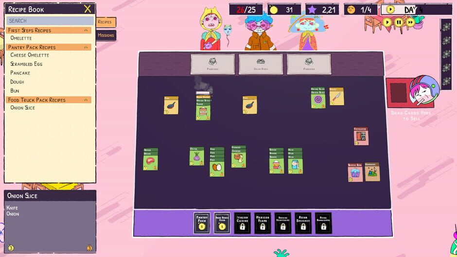 Sizzle & Stack Screenshot