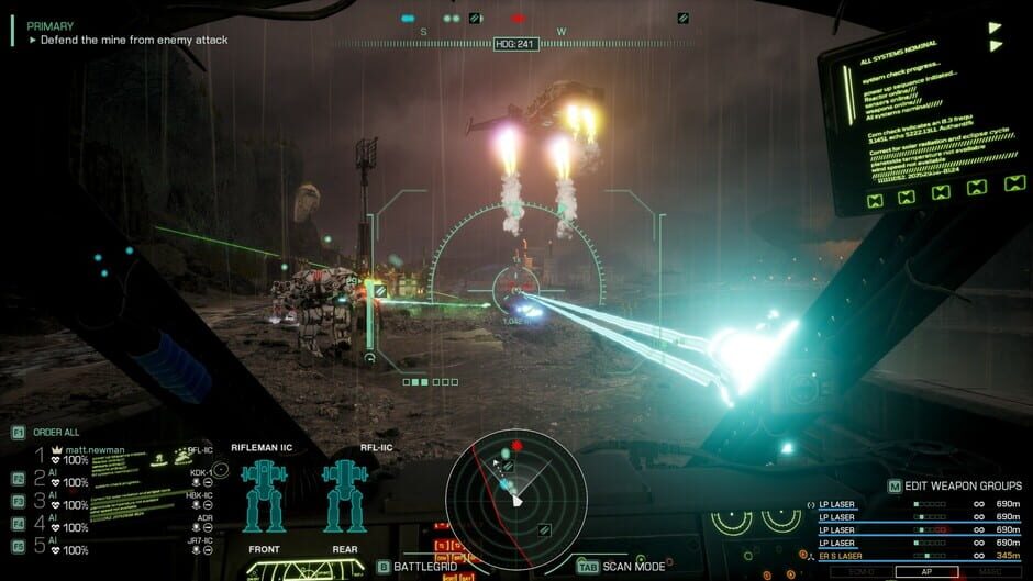 Mechwarrior 5: Clans - Ghost Bear Flash Storm Screenshot