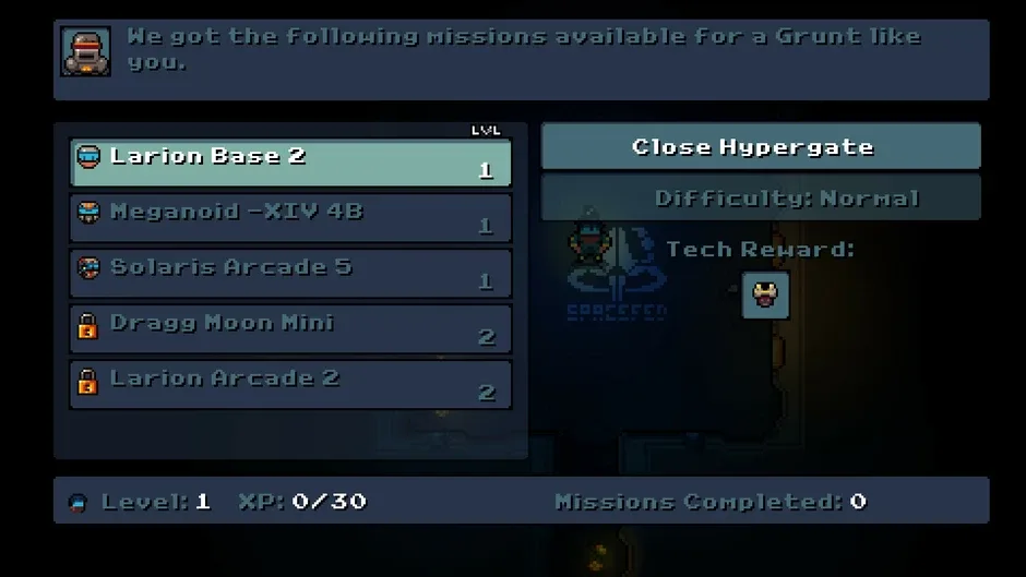 Кадър от Space Grunts: Chrono Shard
