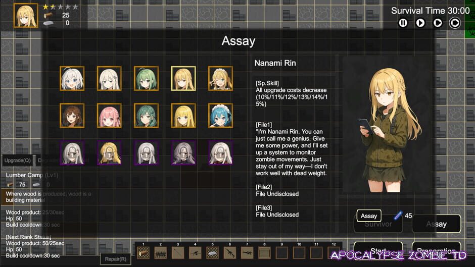 Apocalypse Zombie TD Screenshot