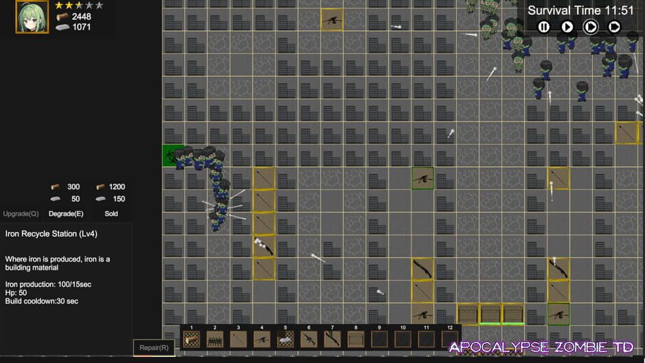 Apocalypse Zombie TD Screenshot