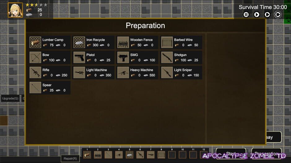 Apocalypse Zombie TD Screenshot