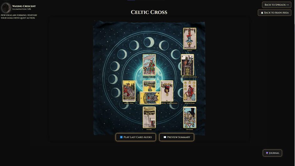 Tarot Awakening Screenshot
