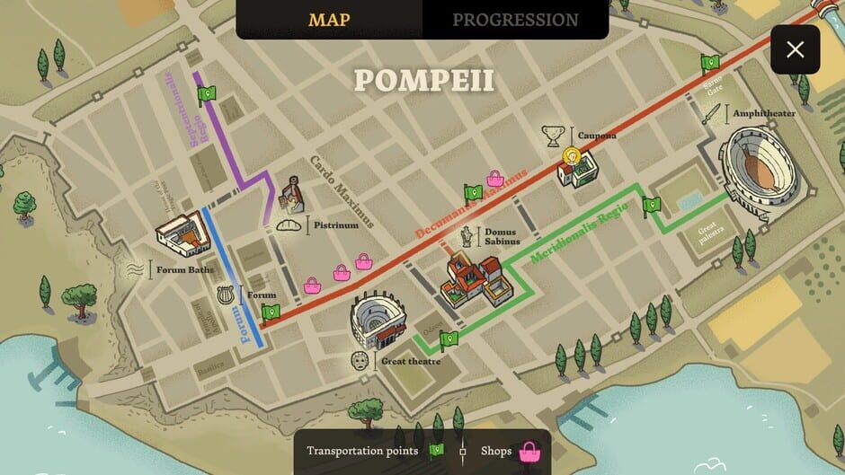 Danger in Pompeii Screenshot