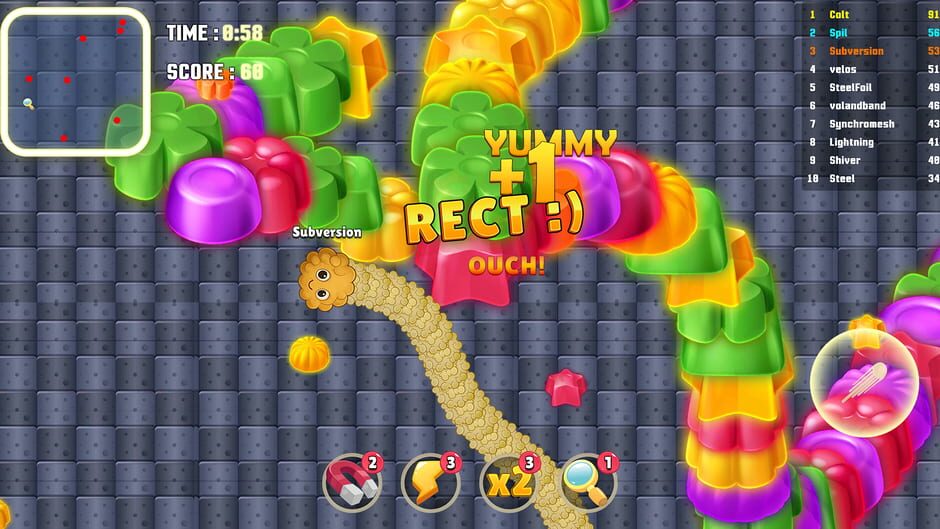 WormZone: Snake Drift screenshot