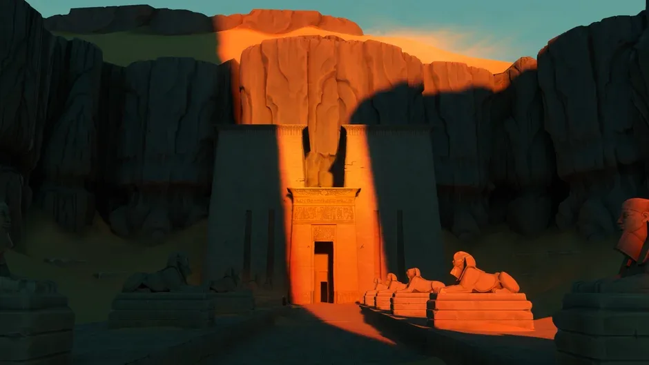 Кадър от In the Valley of Gods