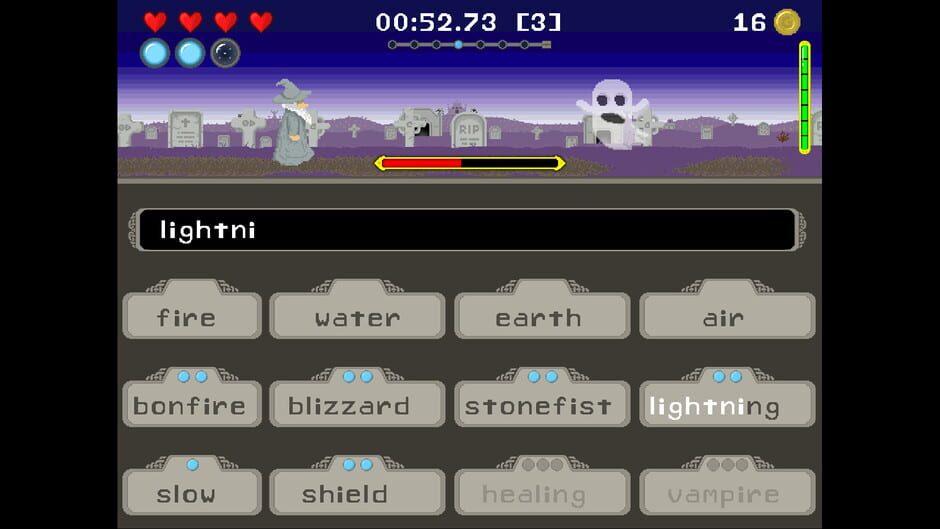 The Elementalist Typing Screenshot