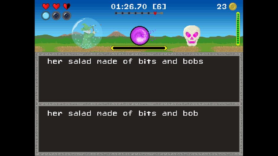 The Elementalist Typing Screenshot