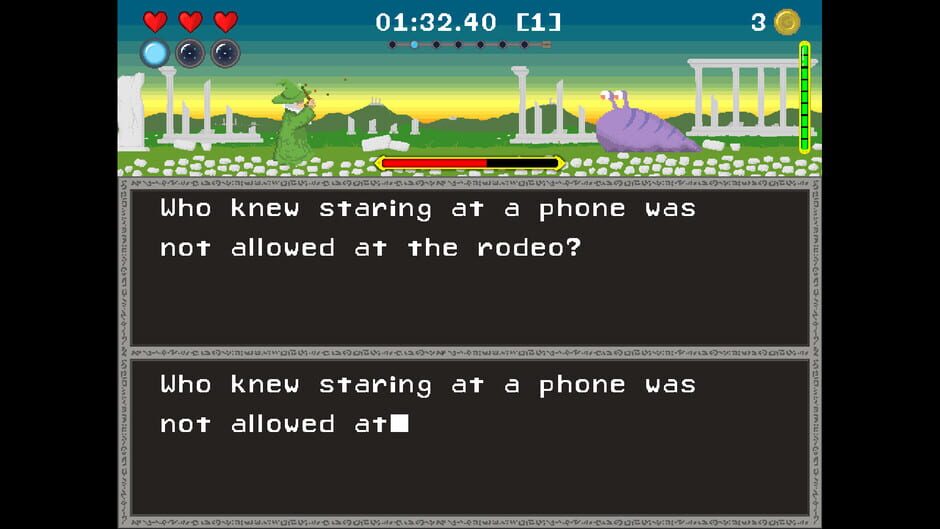 The Elementalist Typing Screenshot