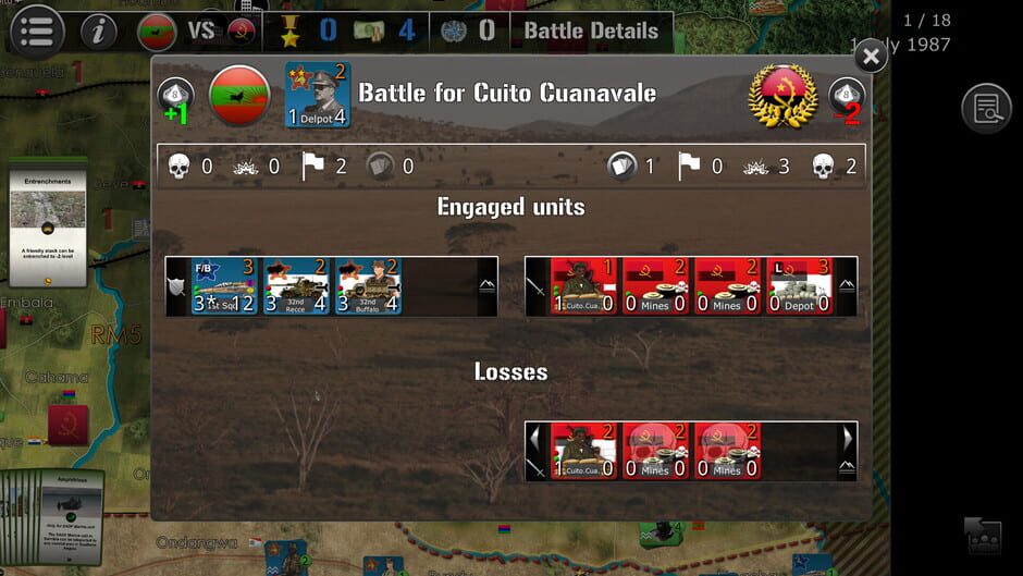 สกรีนช็อตจาก Wars Across The World: Angola 1988 (รูปที่ 2)