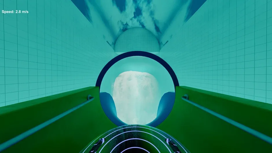 Кадър от Journey to the Center of the Lost Waterpark