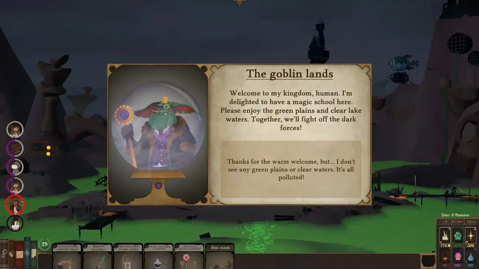 Кадър от Spellcaster University: Gears and Gobelins