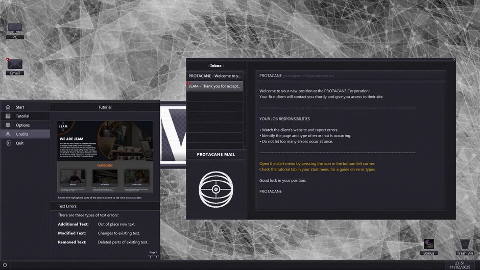 Screenshot de Homepage