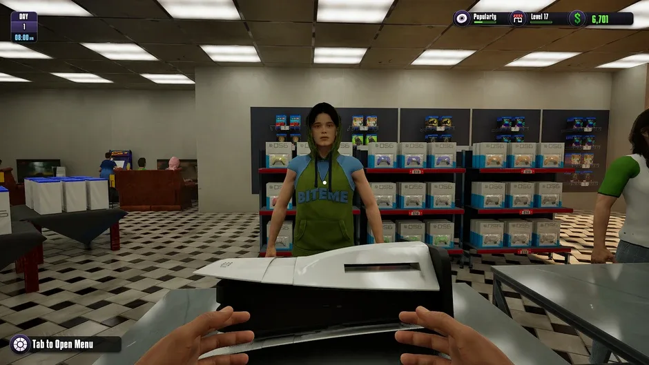 Кадър от Gamer Stop Simulator