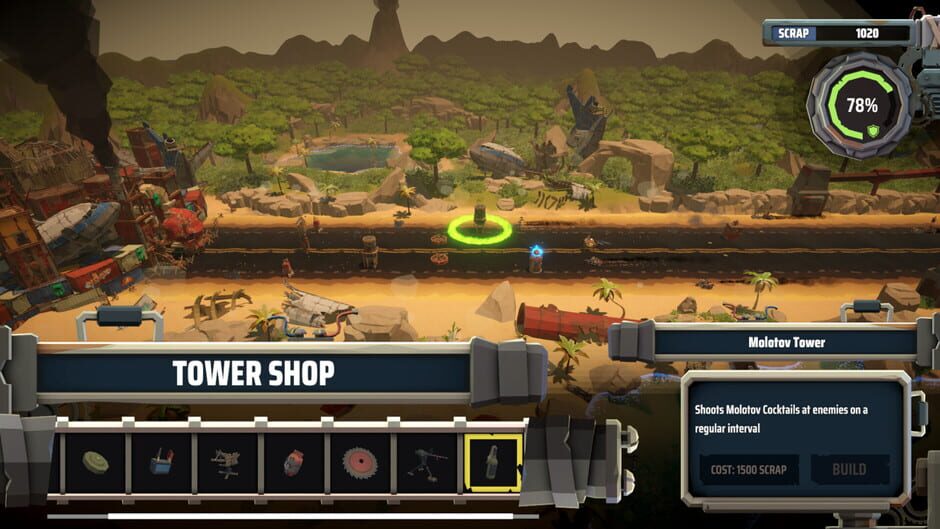 สกรีนช็อตจาก Scrap Wars: Td (รูปที่ 5)