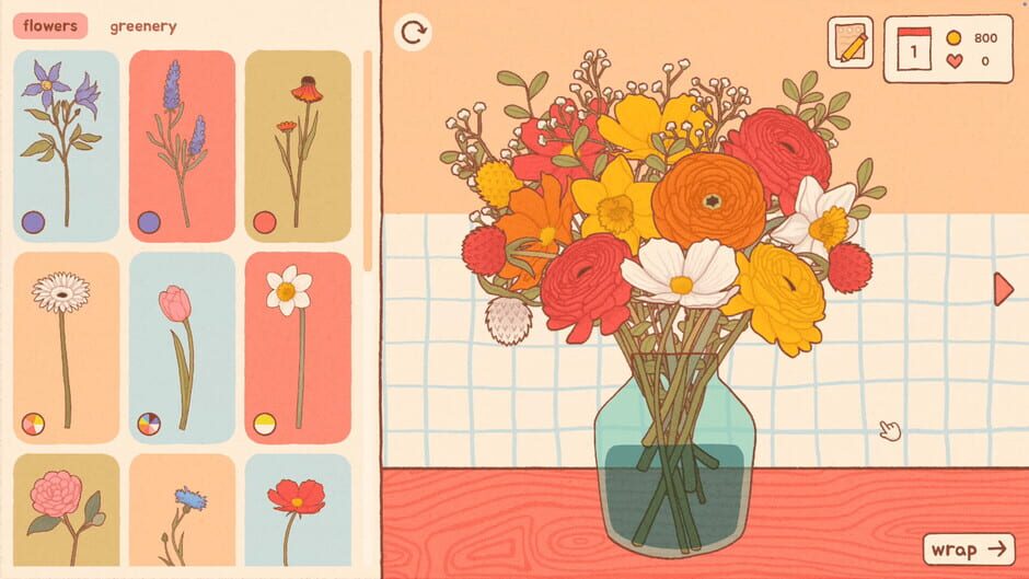Flowers and Favours: Florist Simulator Screenshot