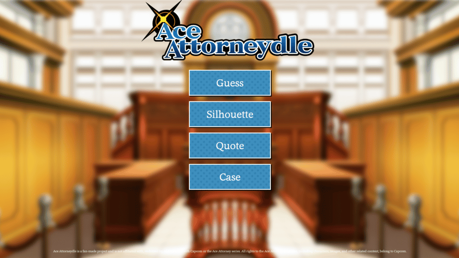 Ace Attorneydle Screenshot