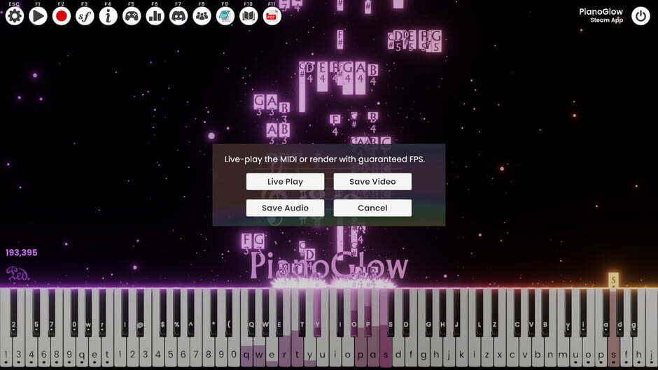 PianoGlow Screenshot