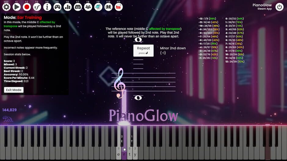 PianoGlow Screenshot