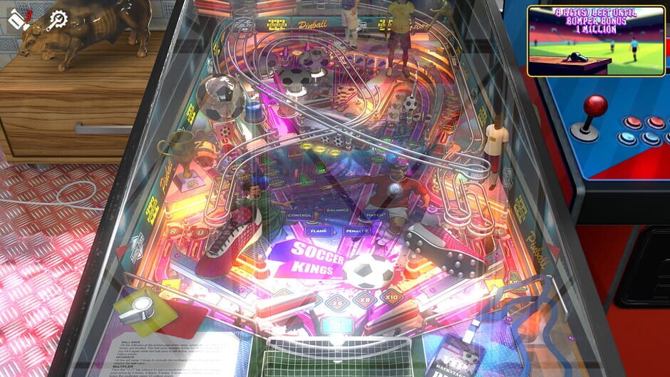 สกรีนช็อตจาก Zaccaria Pinball: Soccer Kings Deluxe Pinball Table (รูปที่ 3)