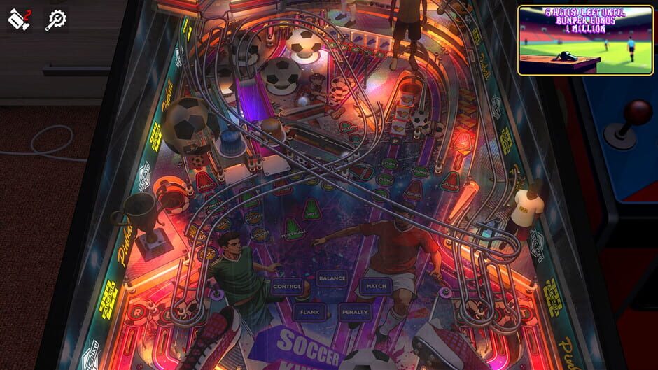 สกรีนช็อตจาก Zaccaria Pinball: Soccer Kings Deluxe Pinball Table (รูปที่ 4)