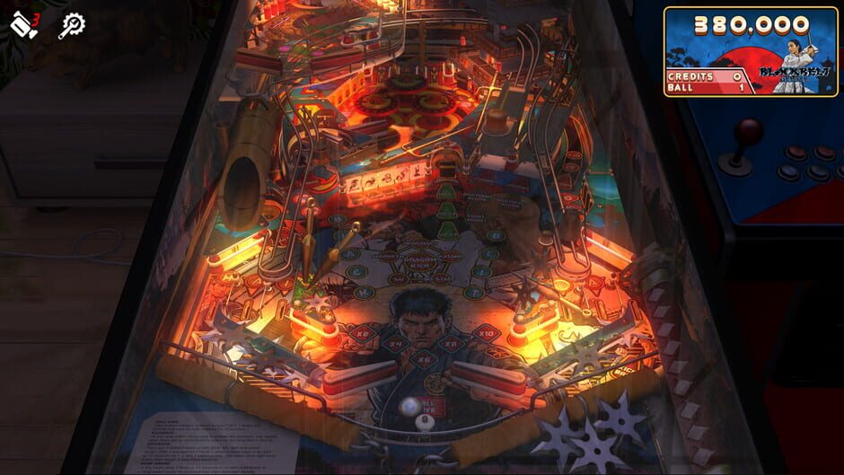 สกรีนช็อตจาก Zaccaria Pinball: Blackbelt Deluxe Pinball Table (รูปที่ 4)