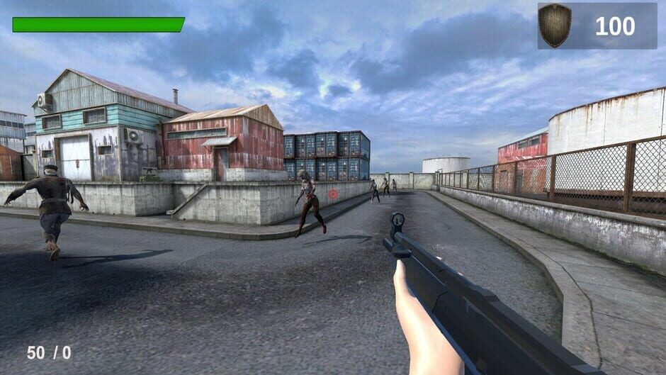 สกรีนช็อตจาก Protect the Hangar: From Zombies (รูปที่ 3)