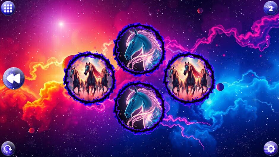 Space Memory: Horses screenshot 1