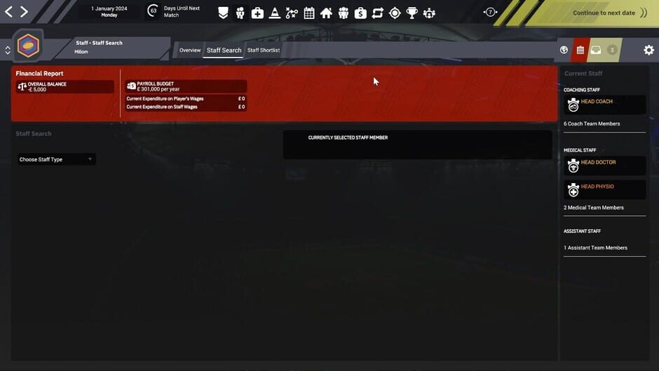 Rugby League Team Manager 4 Screenshot