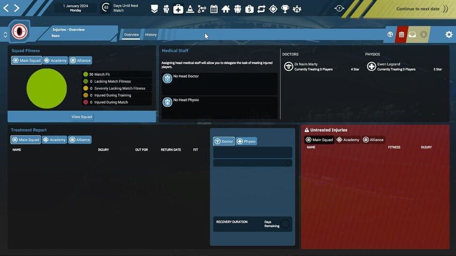 Rugby League Team Manager 4 Screenshot