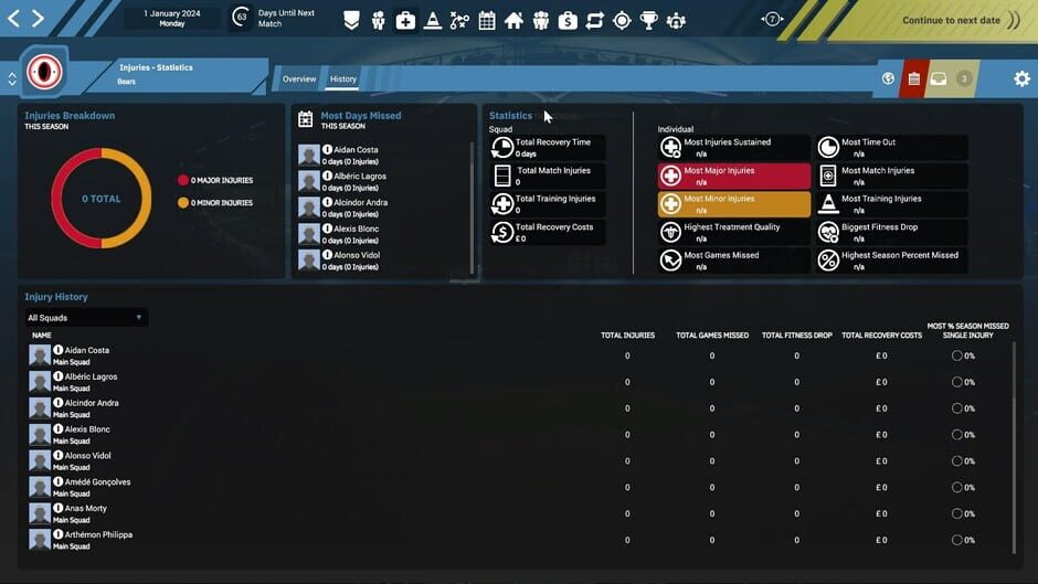 Rugby League Team Manager 4 Screenshot