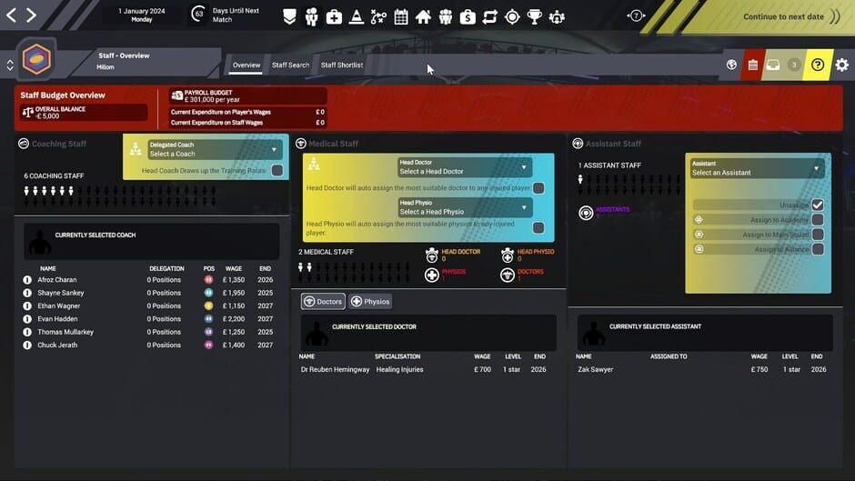 Rugby League Team Manager 4 Screenshot