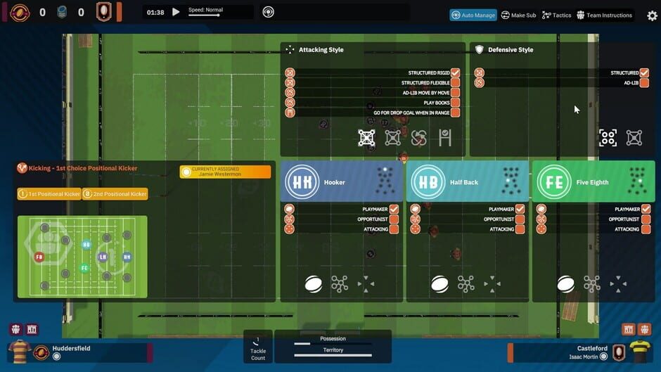 Rugby League Team Manager 4 Screenshot