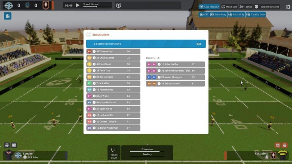 Rugby League Team Manager 4 Screenshot
