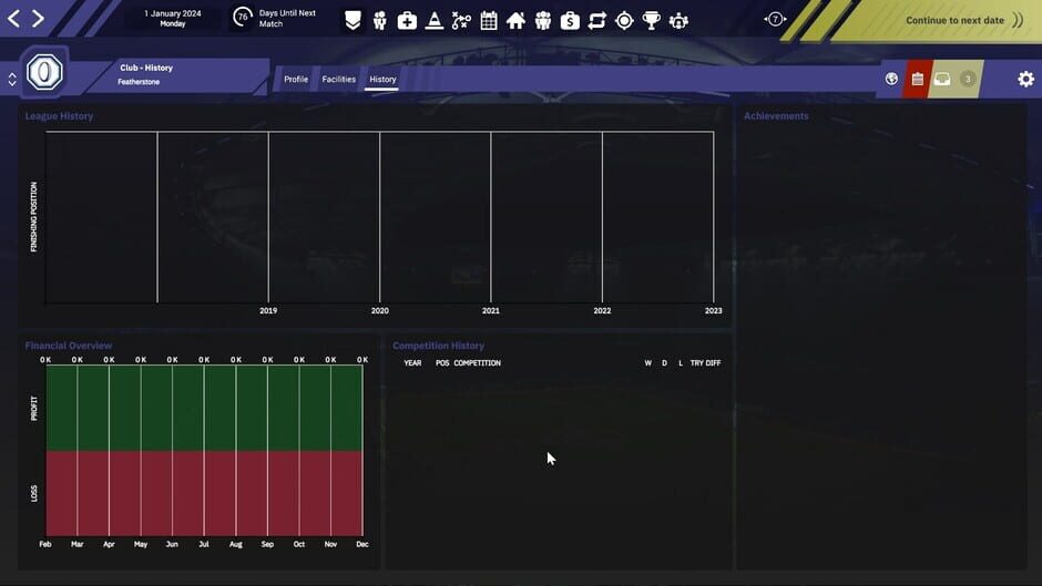 Rugby League Team Manager 4 Screenshot
