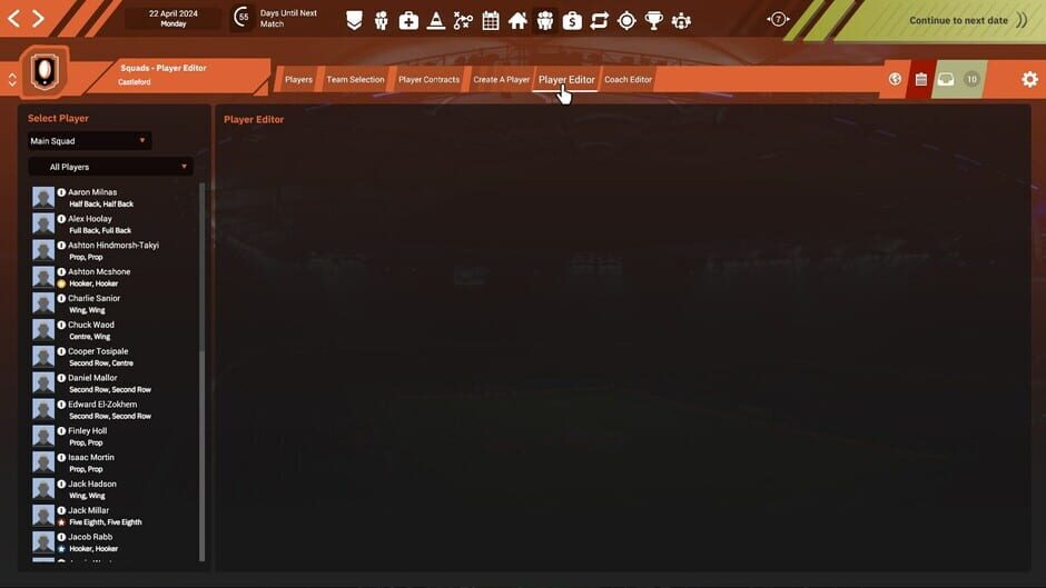 Rugby League Team Manager 4 Screenshot