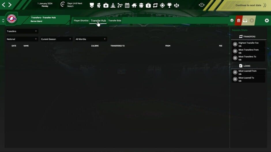 Rugby League Team Manager 4 Screenshot