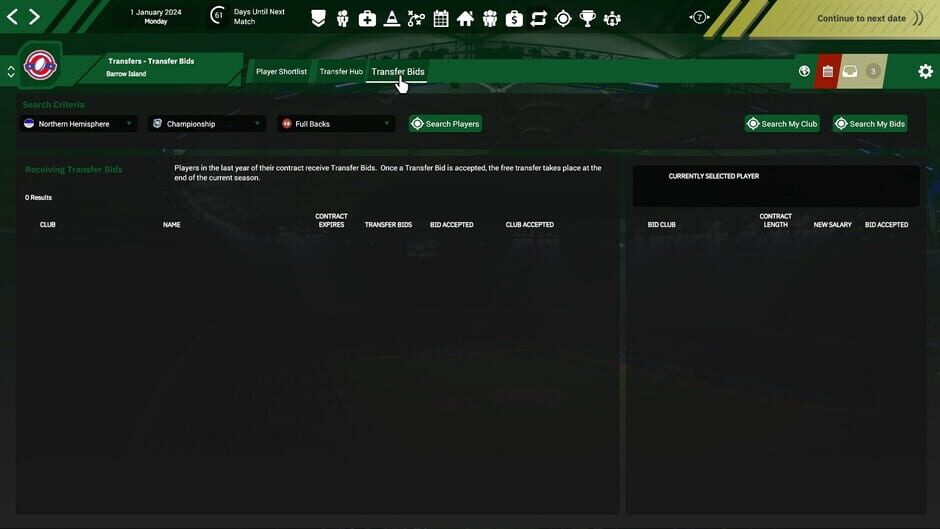 Rugby League Team Manager 4 Screenshot