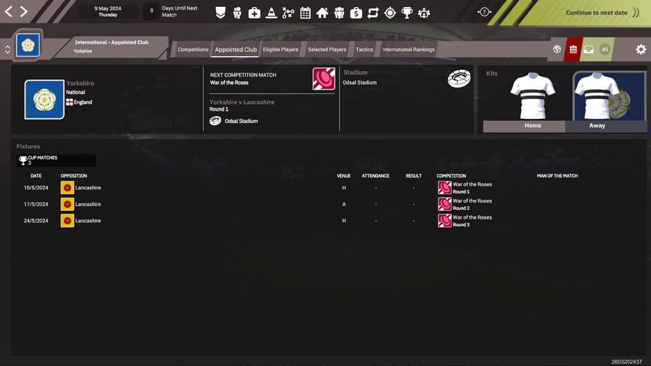 Rugby League Team Manager 4 Screenshot